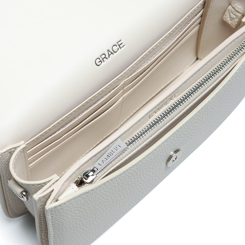 Le Grace – Sac à main 3-en-1 en cuir vegan porcelain
