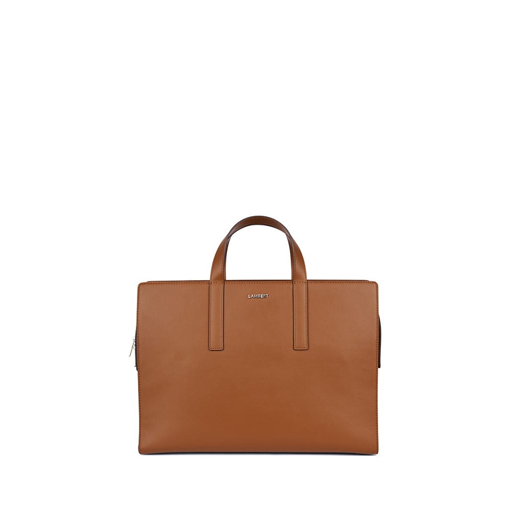 The Helia - 2-in-1 Black Vegan Leather Briefcase
