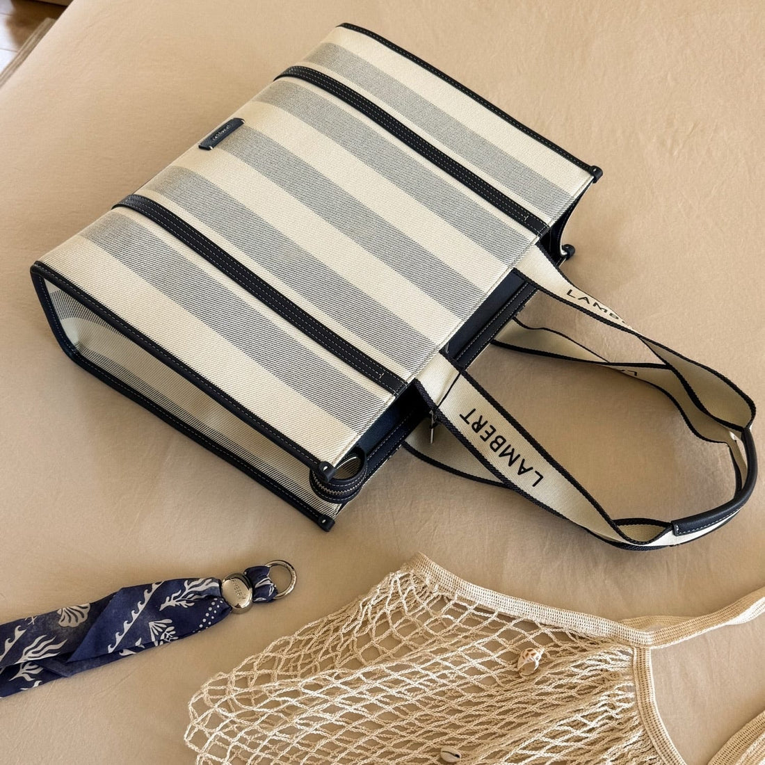 The Erica - Marine Canvas Tote Bag