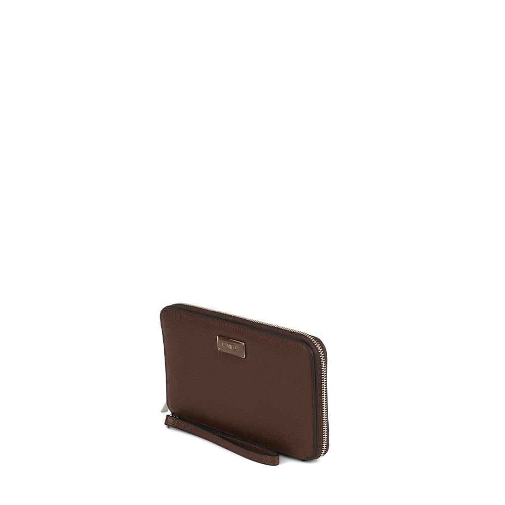 Ines – Chocolate Vegan Leather Family Passport Holder
