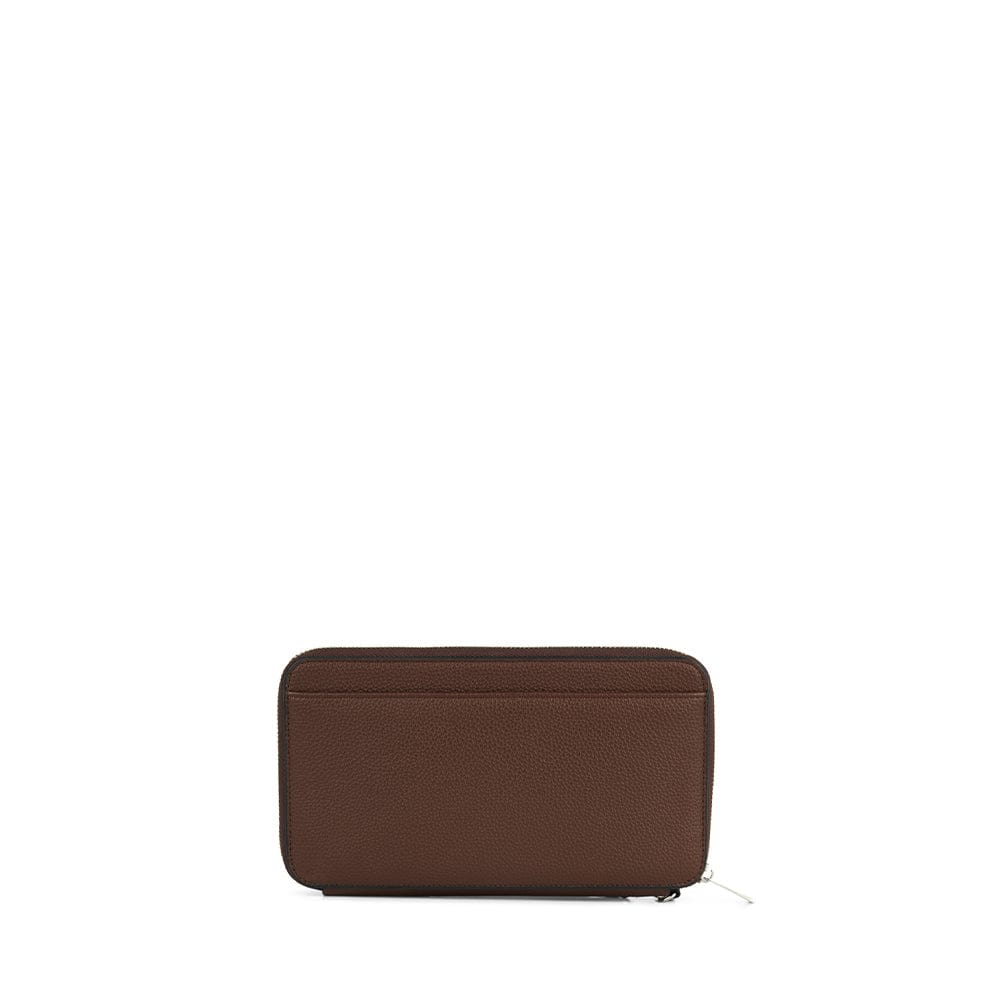 Ines – Chocolate Vegan Leather Family Passport Holder