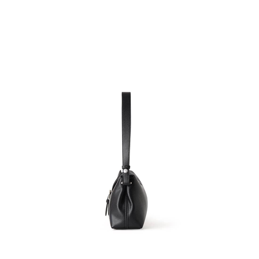 Le Joelle – Sac à épaule 2-en-1 en cuir vegan vegan noir