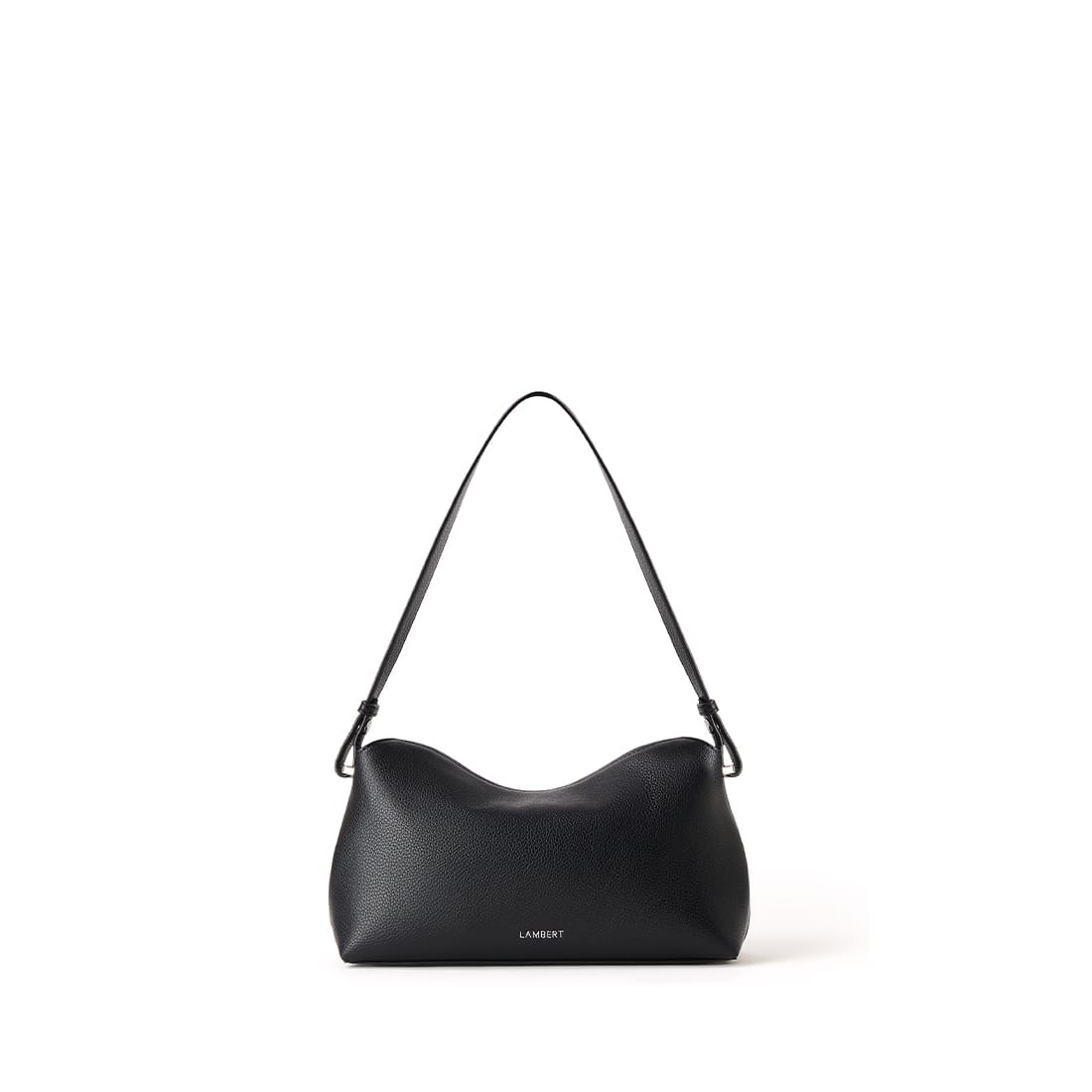 Le Joelle – Sac à épaule 2-en-1 en cuir vegan vegan noir