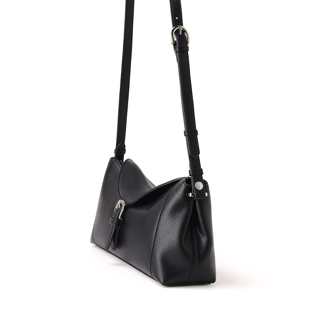 Le Joelle – Sac à épaule 2-en-1 en cuir vegan vegan noir