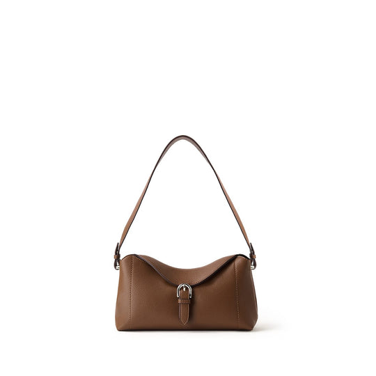 The Joelle - 2 in 1 Hazelnut Vegan Leather Shoulder Bag