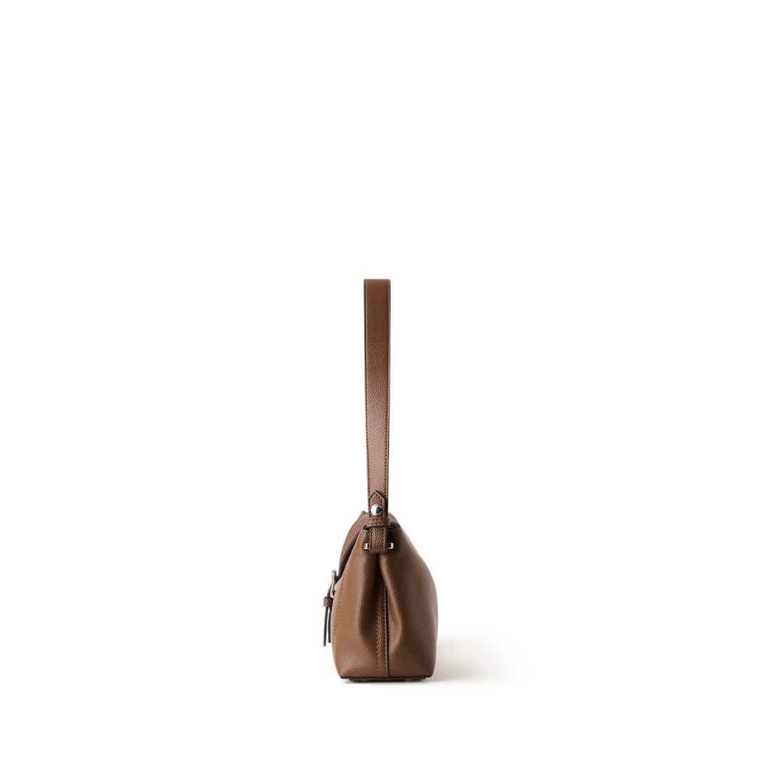 Le Joelle – Sac à épaule 2-en-1 en cuir vegan vegan hazelnut