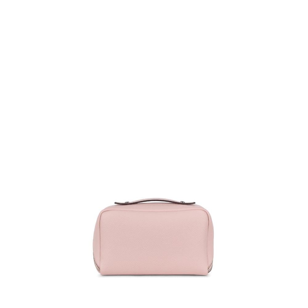 The Jolie - Dusty Pink Vegan leather makeup bag