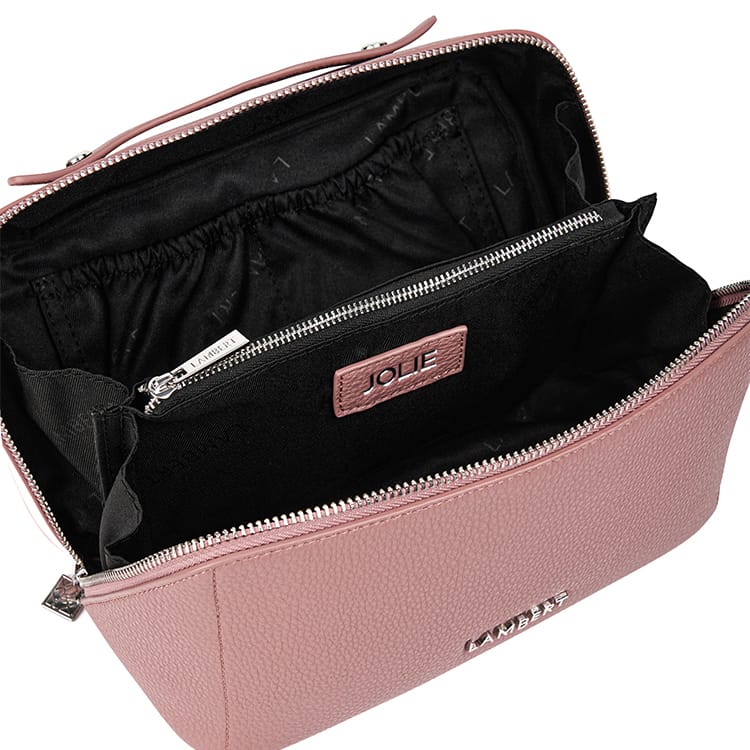 Le Jolie – Clay Vegan Leather Makeup Pouch