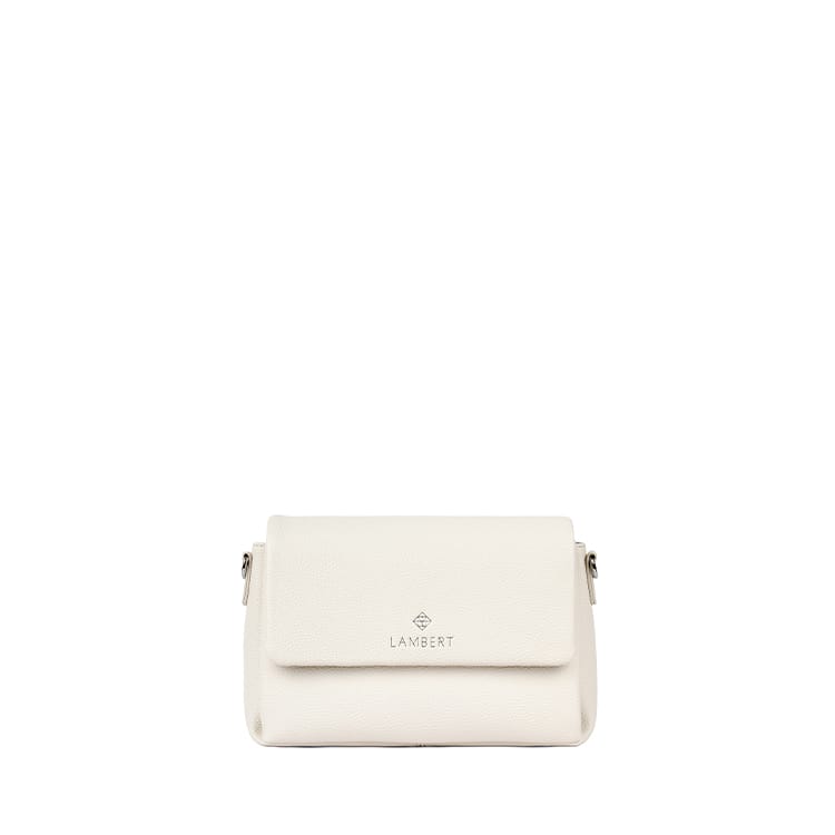 Le Judy - Sac à main bandoulière en cuir vegan porcelain