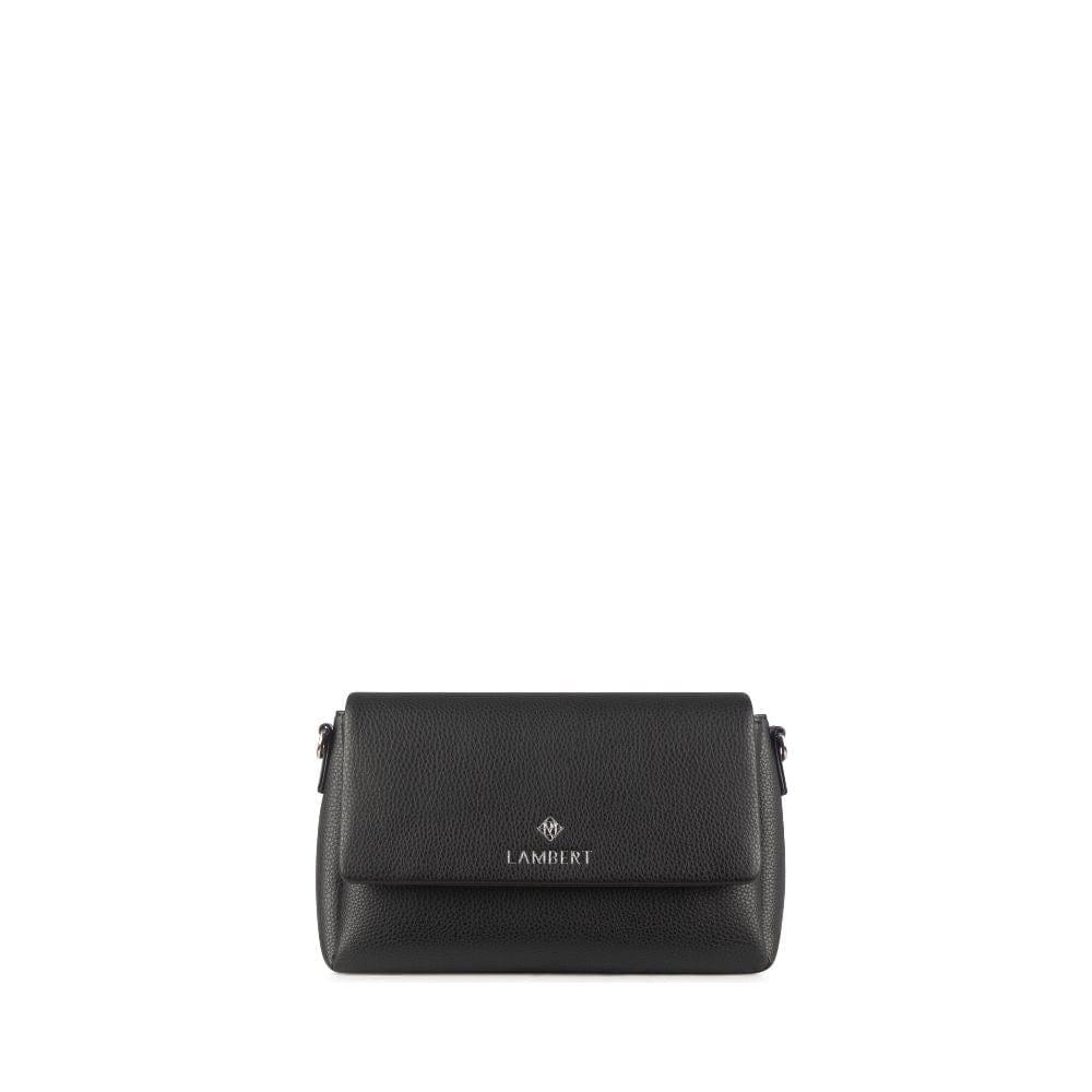 The Judy - Black Vegan Leather Crossbody Handbag