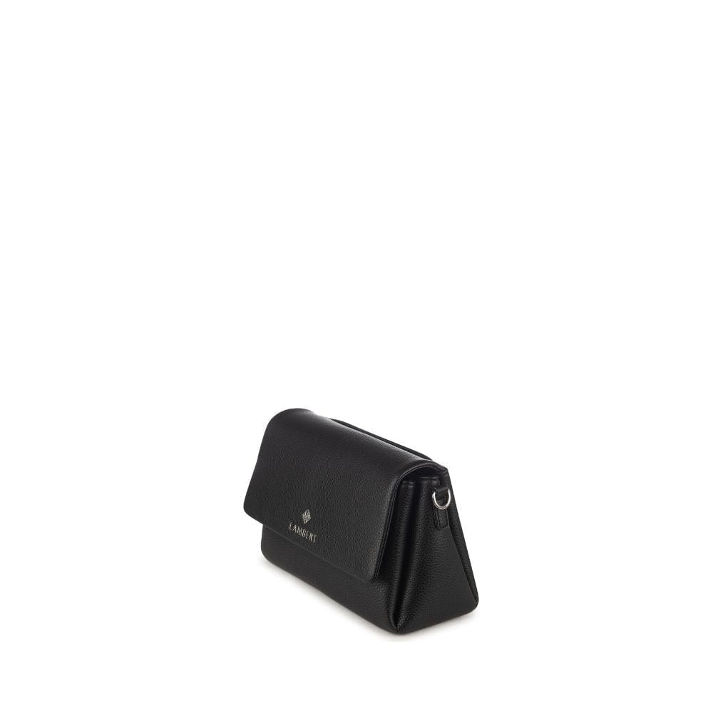 Le Judy - Sac à main bandoulière en cuir vegan noir recyclé