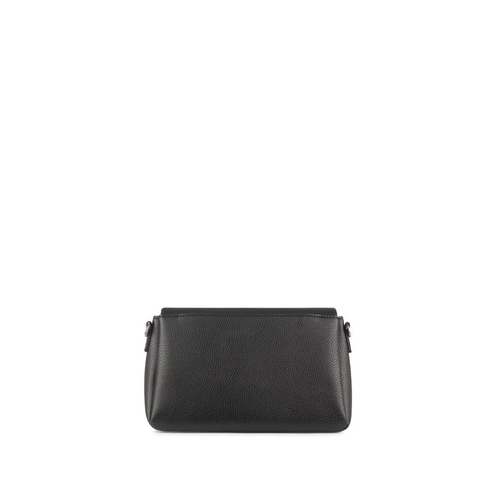 The Judy - Black Vegan Leather Crossbody Handbag