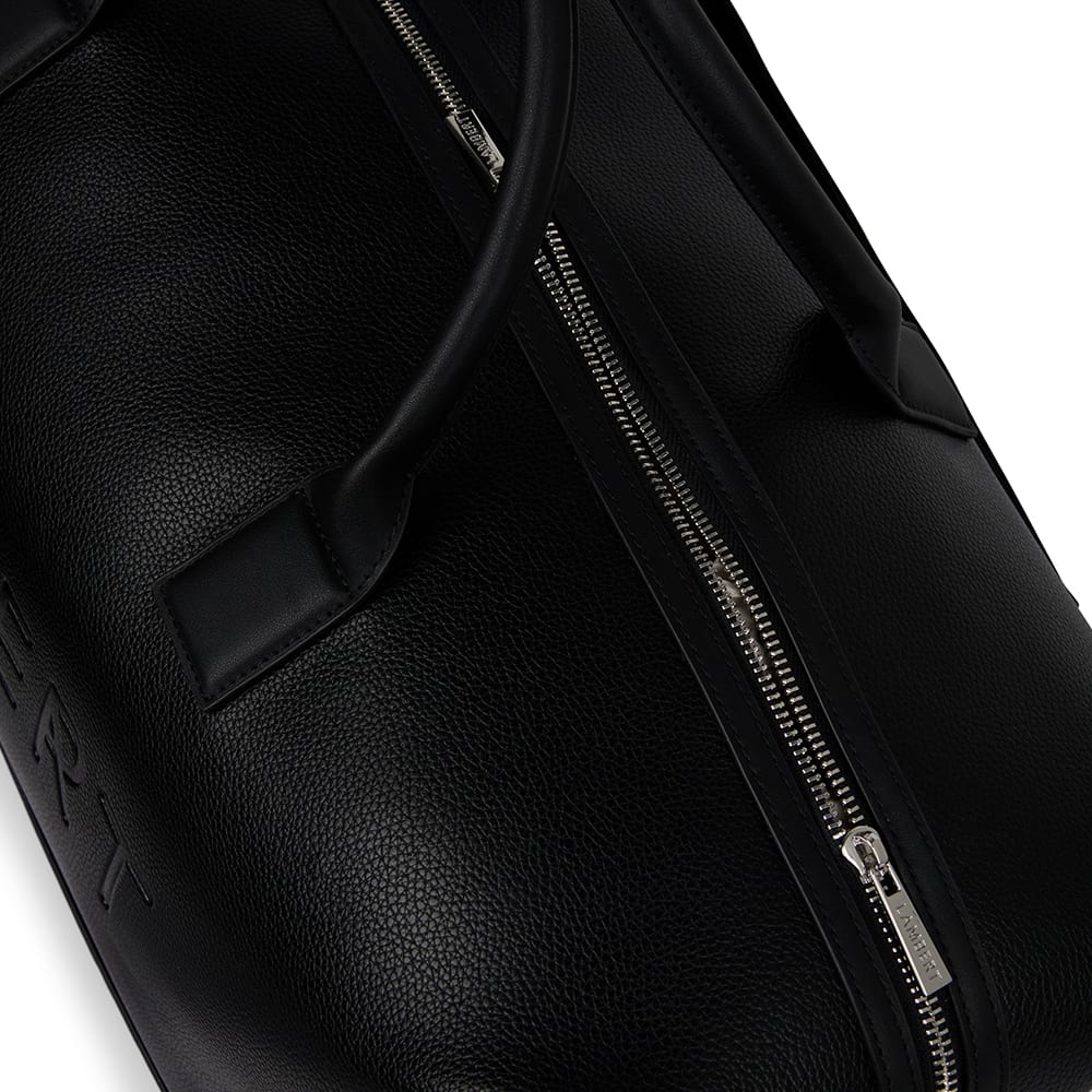 Le June - Sac de voyage fourre-tout en cuir vegan noir recyclé