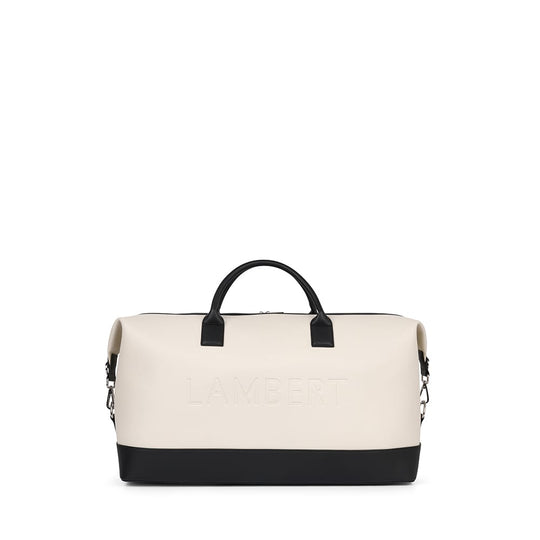 Le June - Sac de voyage fourre-tout en cuir vegan oyster mix