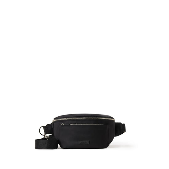 Le Juniper – Sac banane en nylon noir