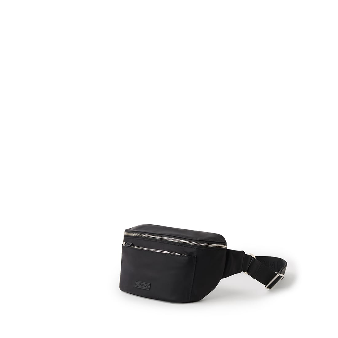 Le Juniper – Sac banane en nylon noir
