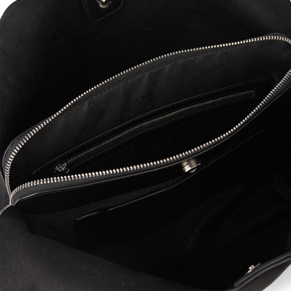Le Katy - Sac fourre-tout en suède vegan noir