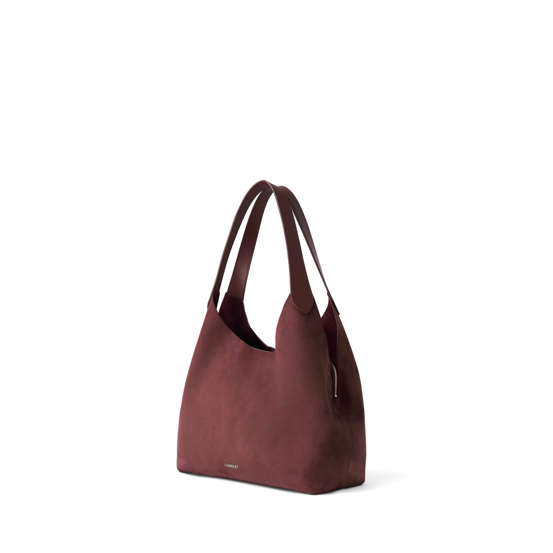 The Katy - Cassis Vegan Suede Tote Bag