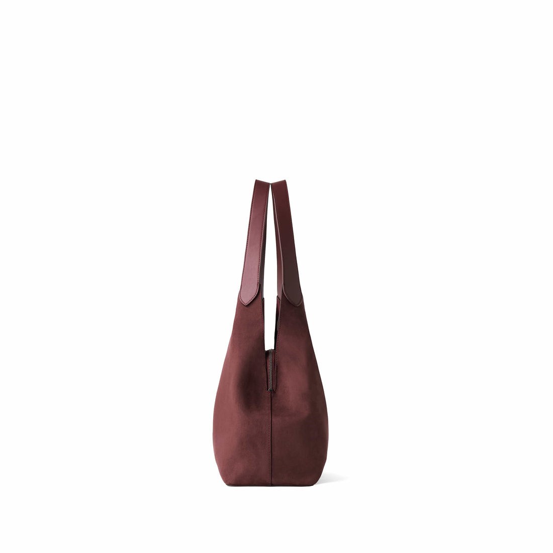 The Katy - Cassis Vegan Suede Tote Bag