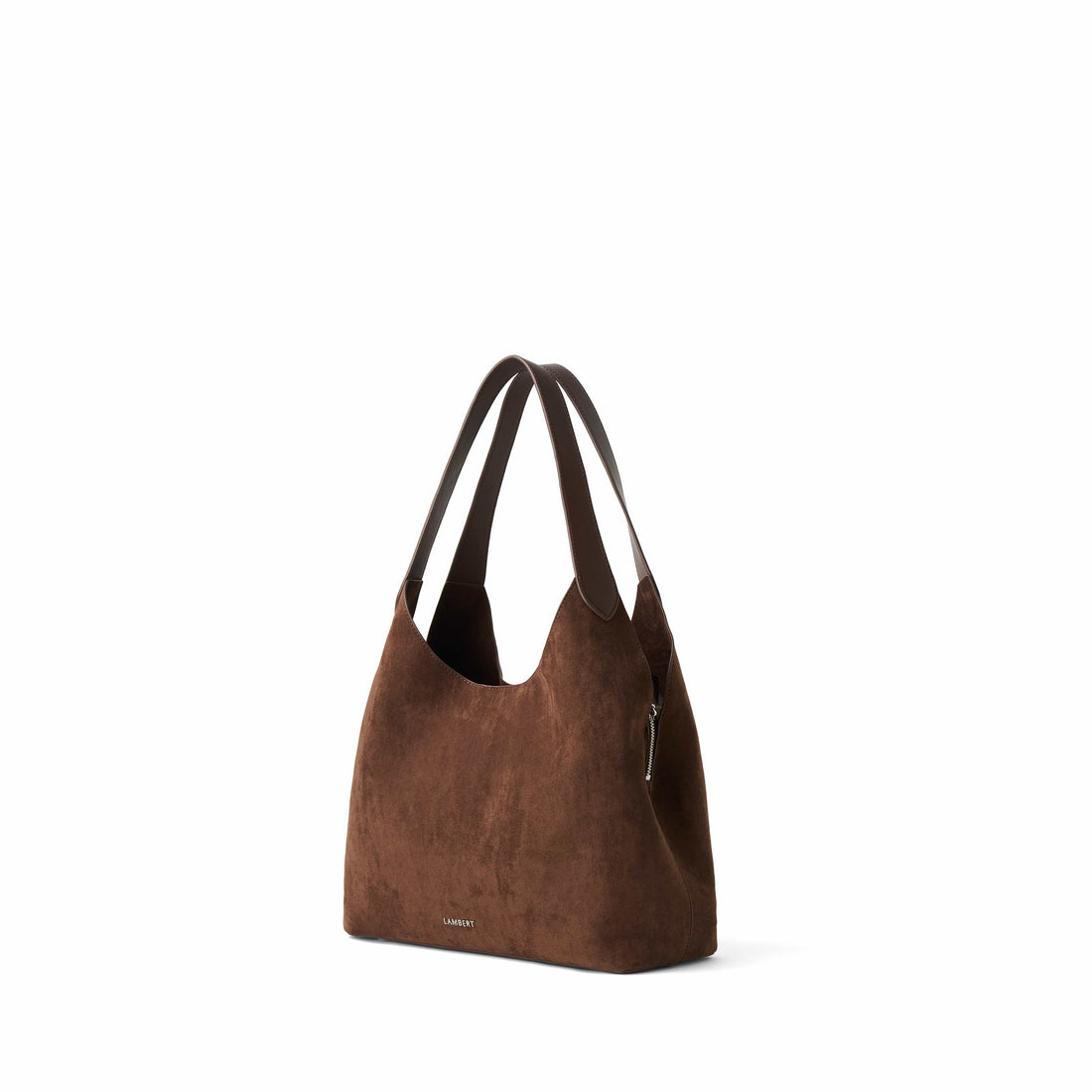 The Katy - Chocolate Vegan Suede Tote Bag