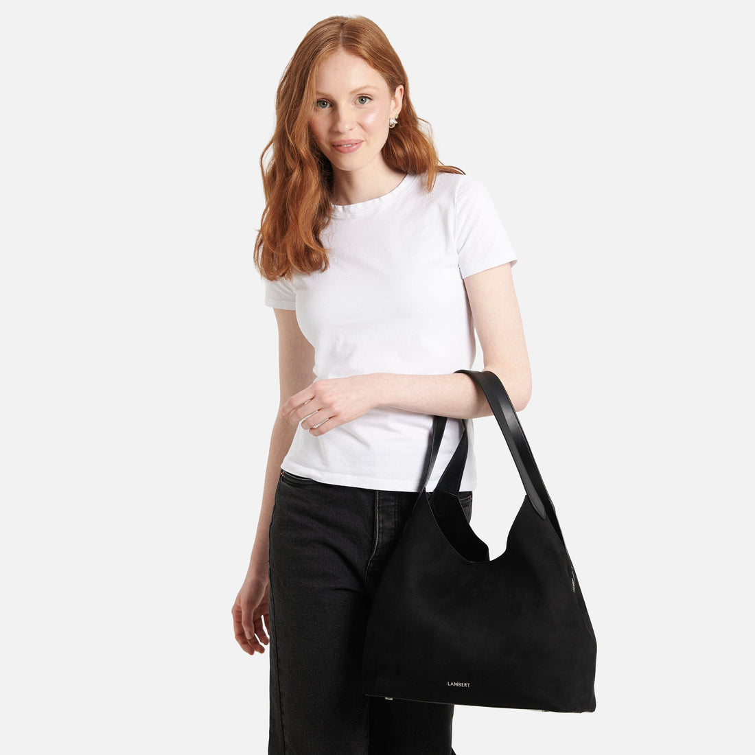 The Katy - Chocolate Vegan Suede Tote Bag