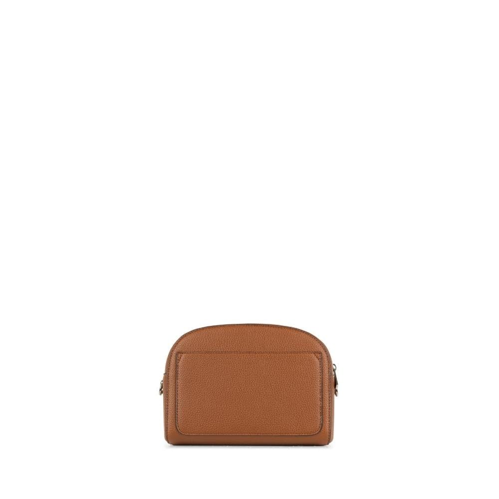 The Kayla - Affogato Vegan Leather Crossbody Bag