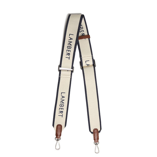 La Lane – Ganse ajustable en canevas marine