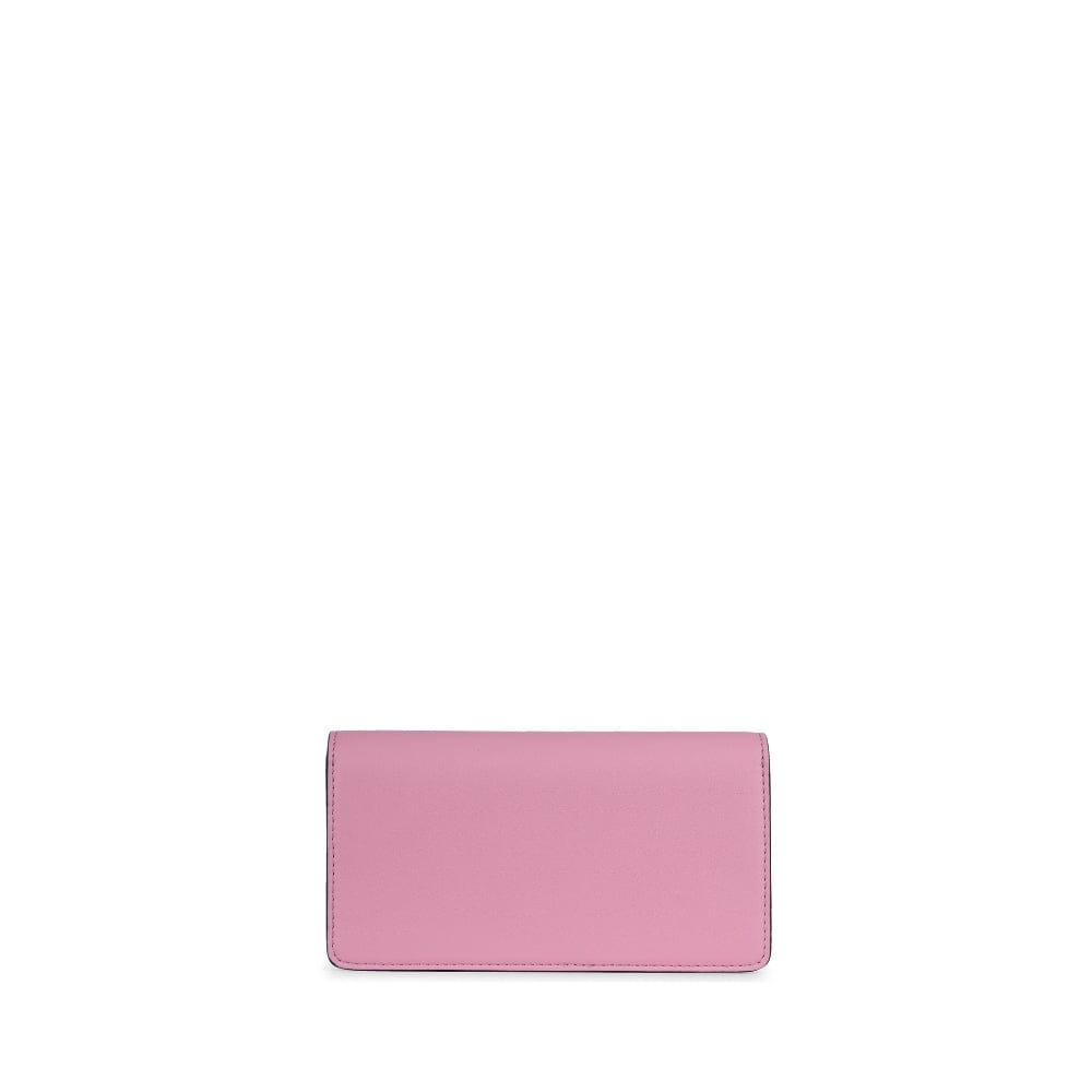 The Layla - Whisper Pink Vegan Leather Wallet on a Chain