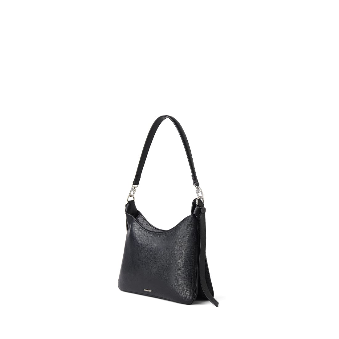 The Leonie - 2 in 1 Black Vegan Leather Shoulder Bag