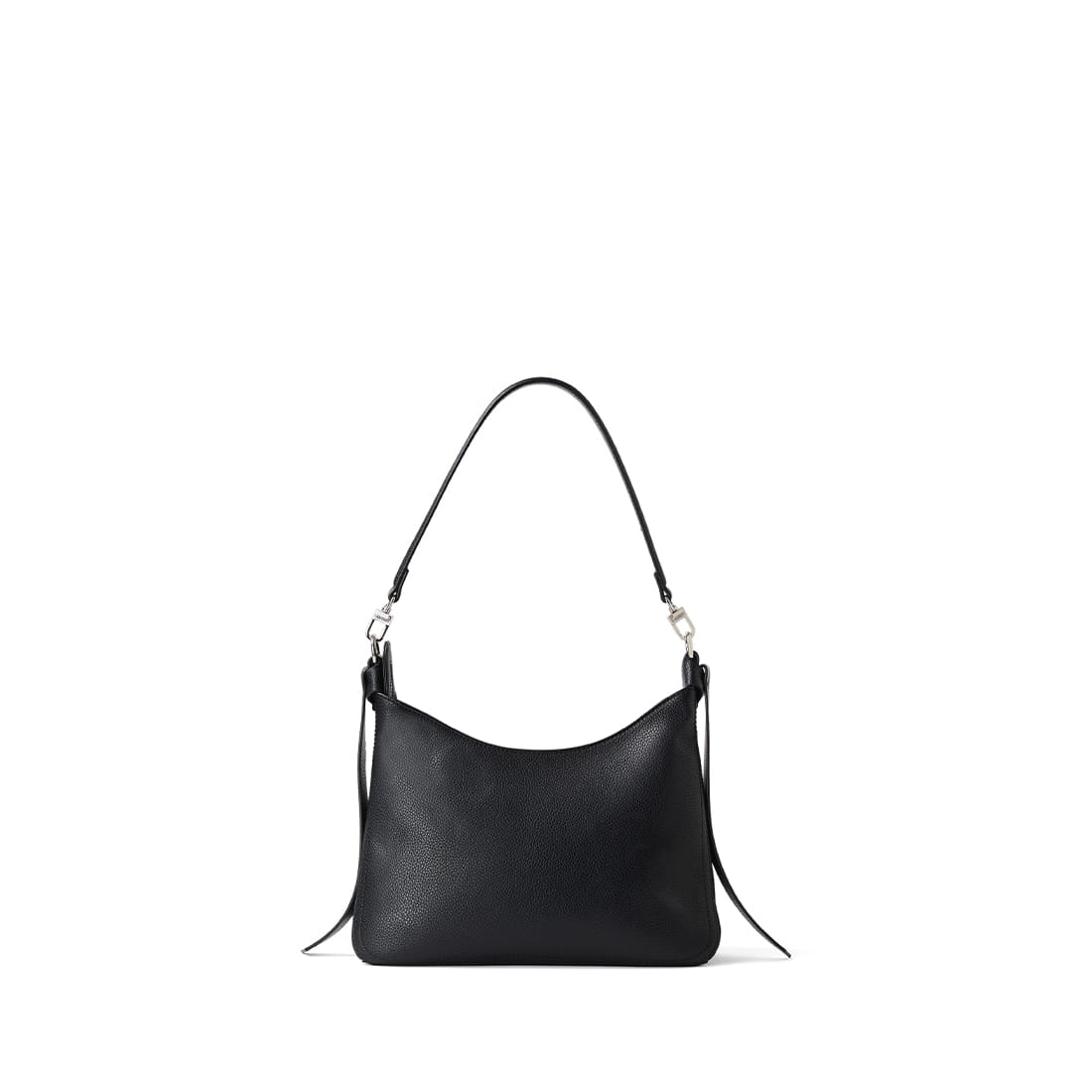 The Leonie - 2 in 1 Black Vegan Leather Shoulder Bag