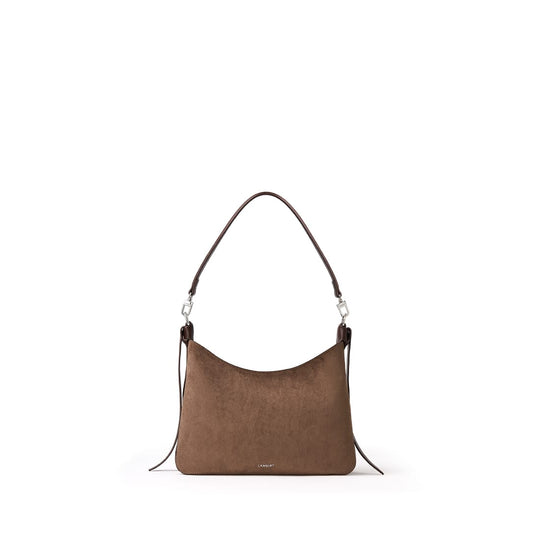 The Leonie - 2 in 1 TaupeVegan Leather Shoulder Bag