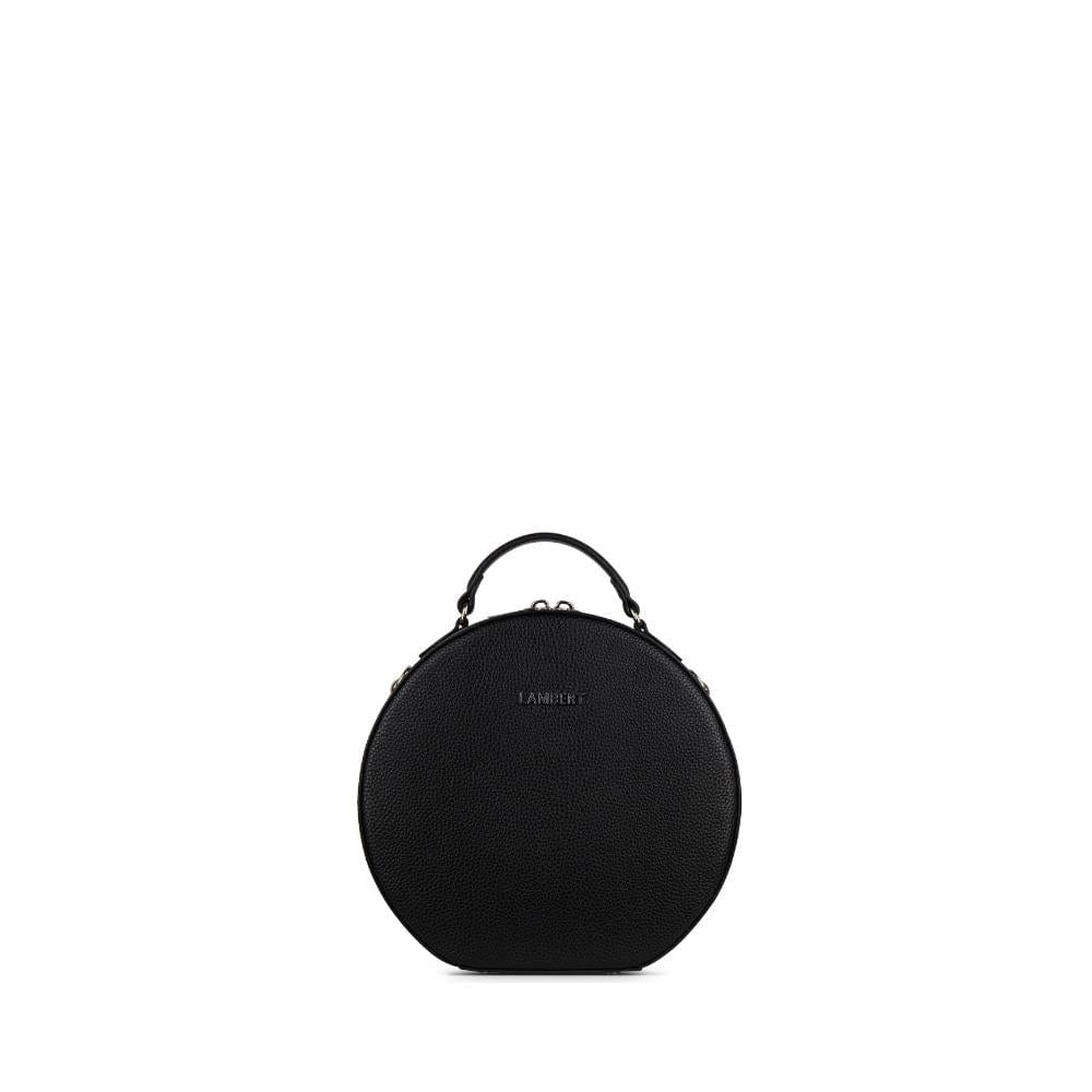 The Livia - 3-In-1 Black Vegan Leather Handbag