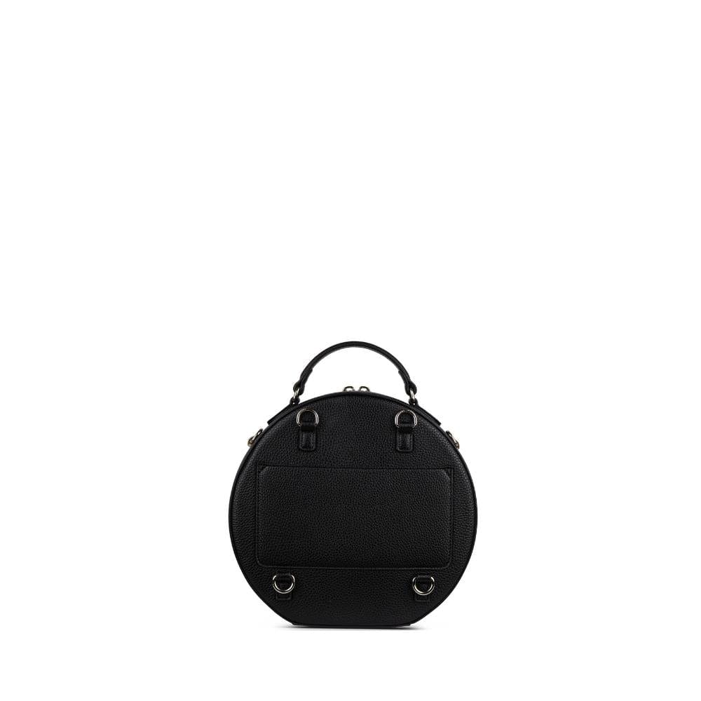 The Livia - 3-In-1 Black Vegan Leather Handbag