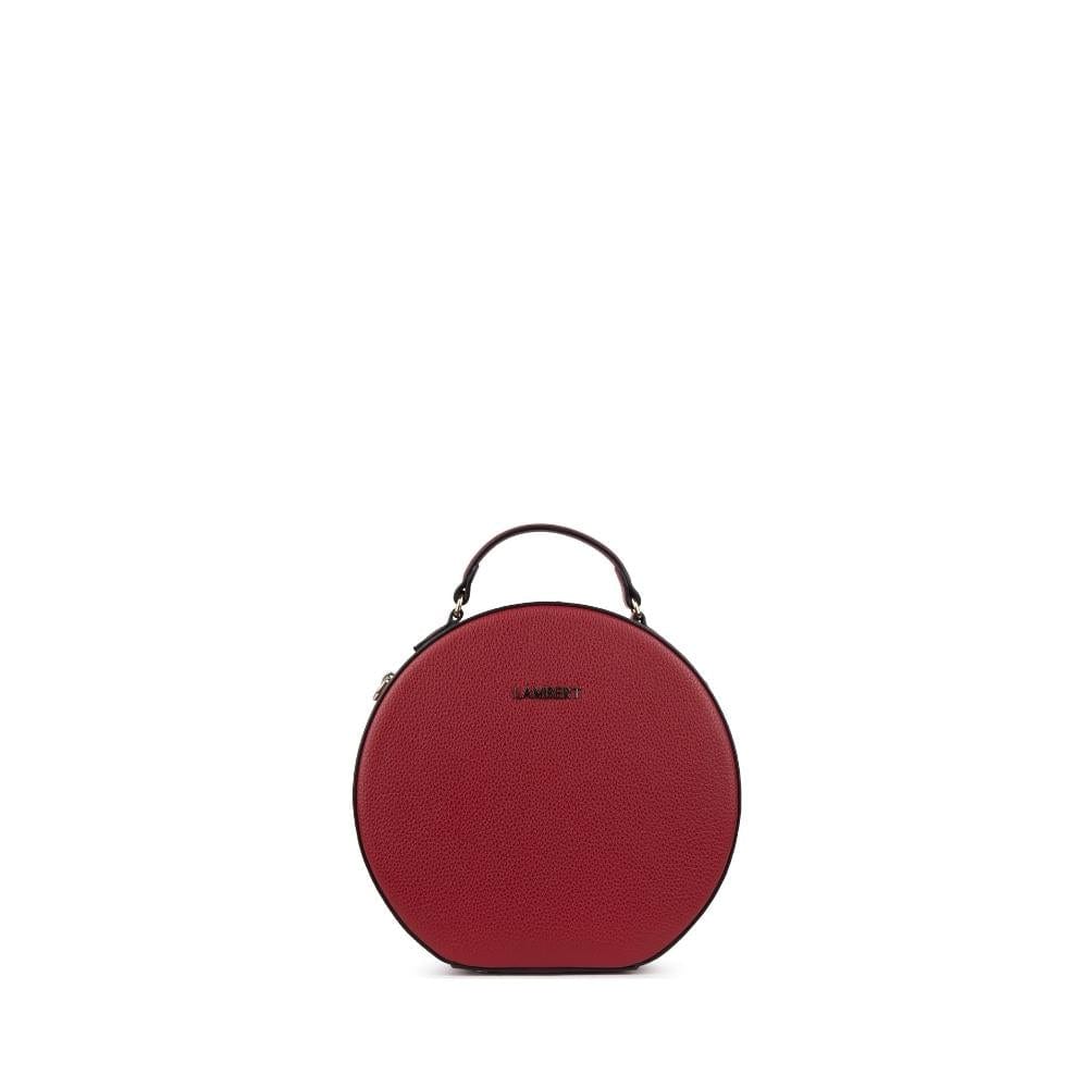 Le Livia - Sac à main 3-en-1 en cuir vegan rouge