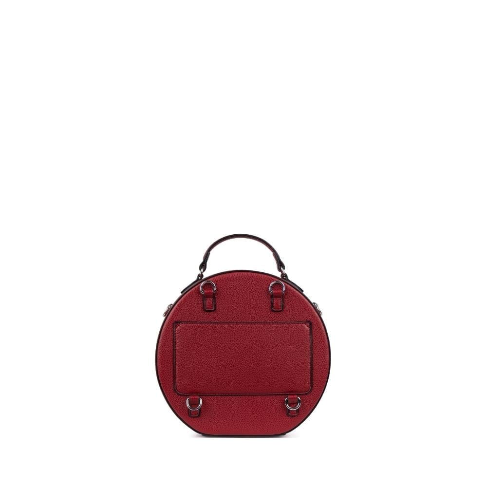 Le Livia - Sac à main 3-en-1 en cuir vegan rouge