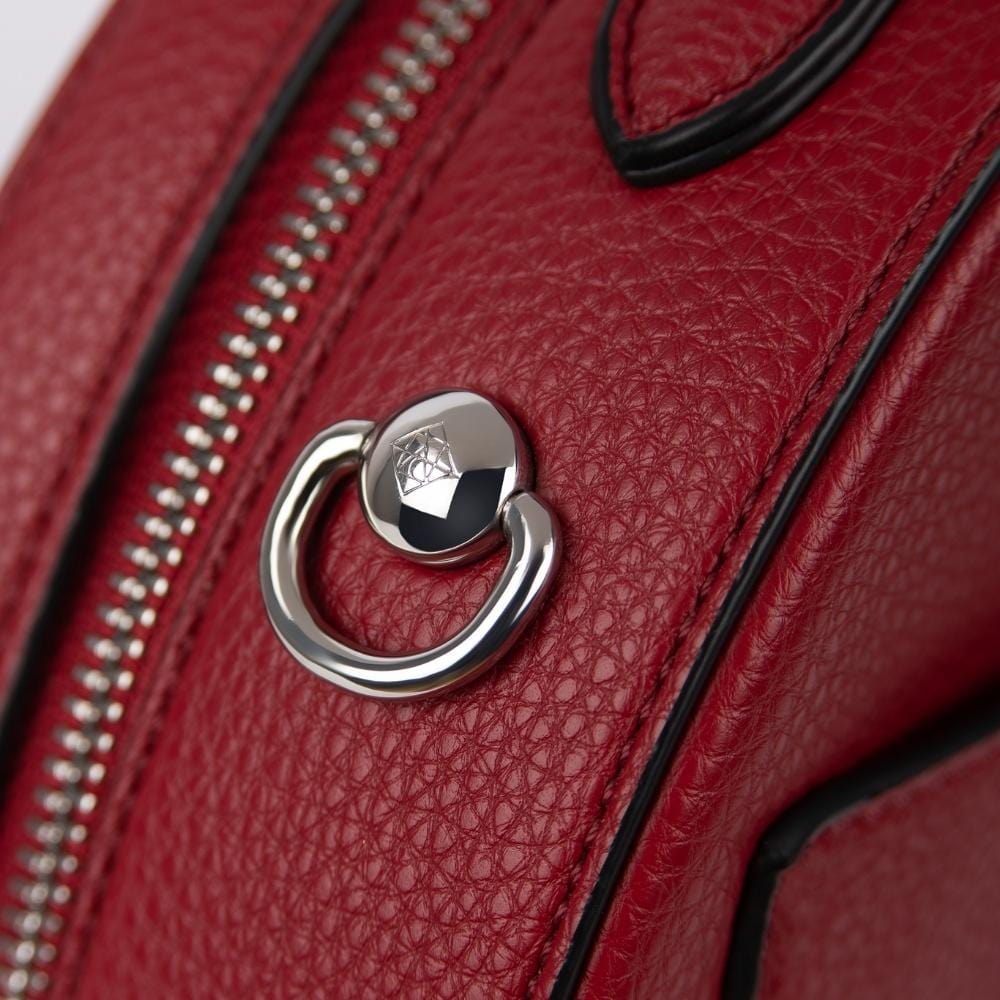 The Livia - 3-In-1 Rouge Vegan Leather Handbag