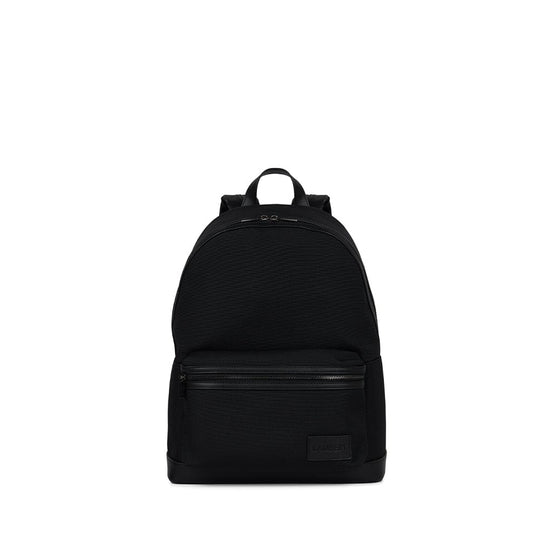The Logan – Black Canvas Backpack