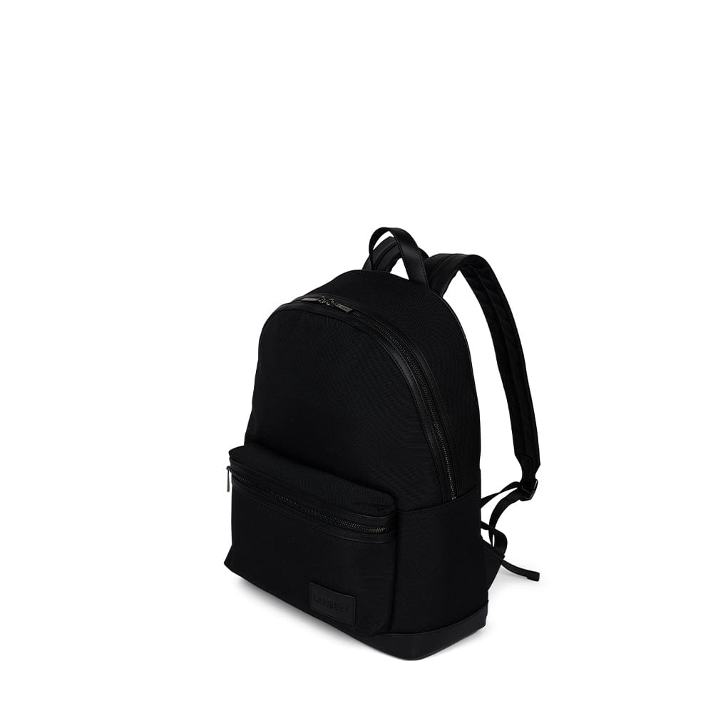 Logan – Backpack in Black Canvas