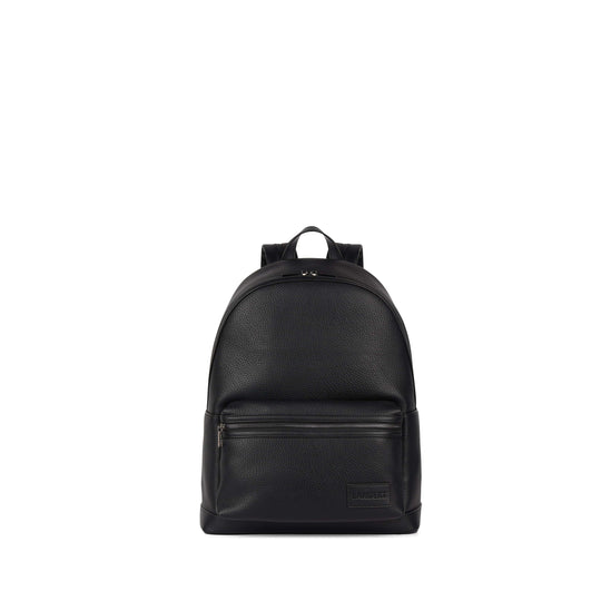 The Logan – Black Vegan Leather Backpack