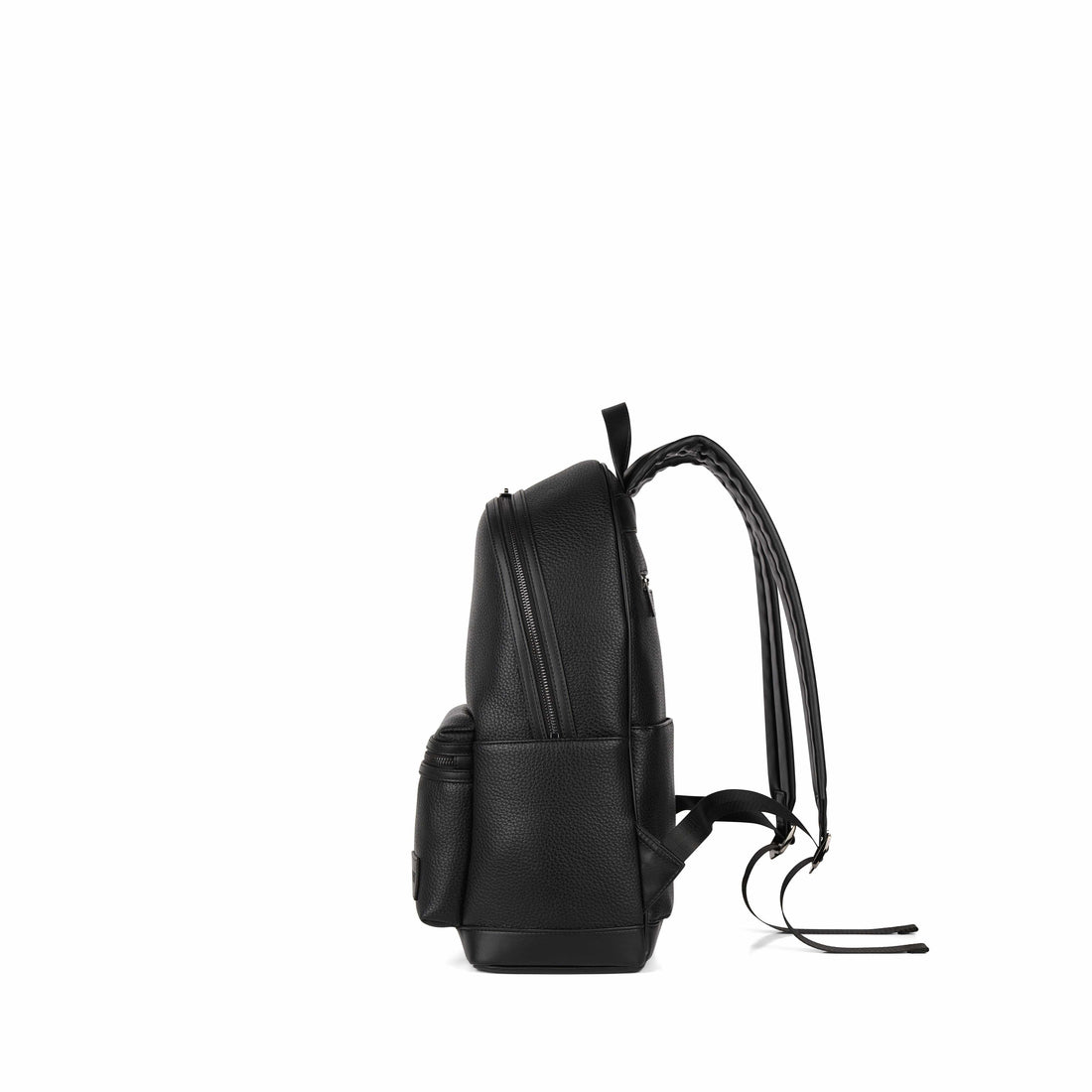 The Logan – Black Vegan Leather Backpack