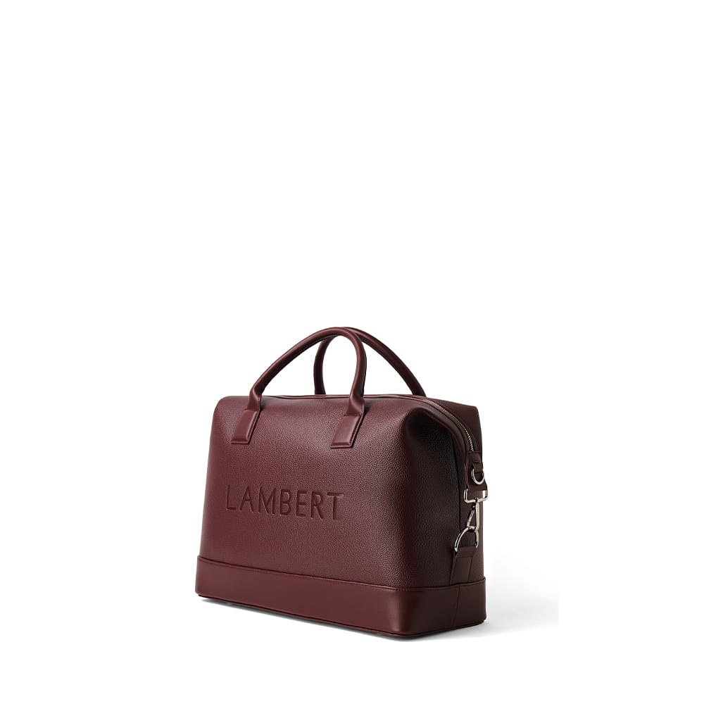 The Mae- Cassis Small Travel Bag Veagn Leather
