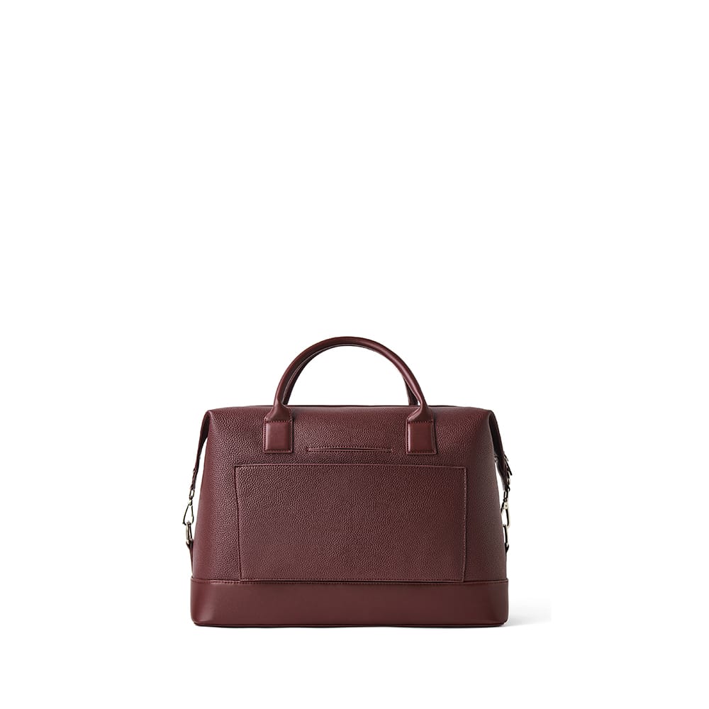 The Mae- Cassis Small Travel Bag Veagn Leather