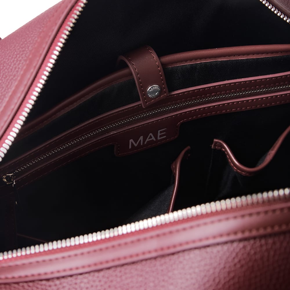 The Mae- Cassis Small Travel Bag Veagn Leather