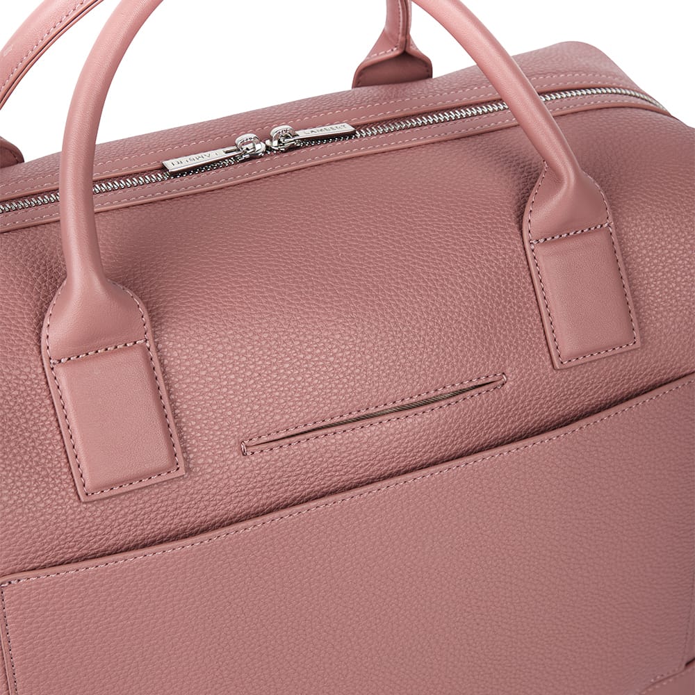 The Mae – Clay Small Vegan Leather Travel Bag