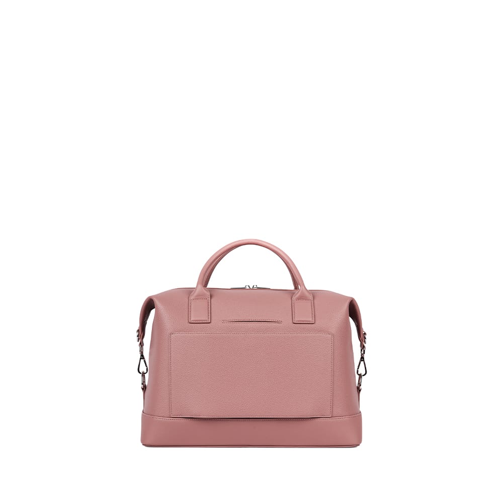 The Mae – Clay Small Vegan Leather Travel Bag