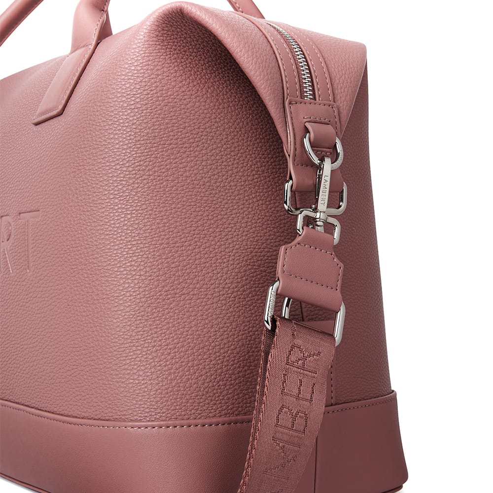 The Mae – Clay Small Vegan Leather Travel Bag