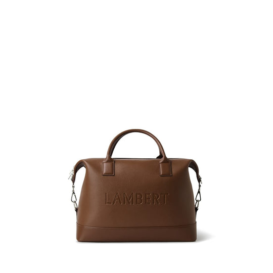 Le Mae - Petit sac de voyage en cuir vegan hazelnut