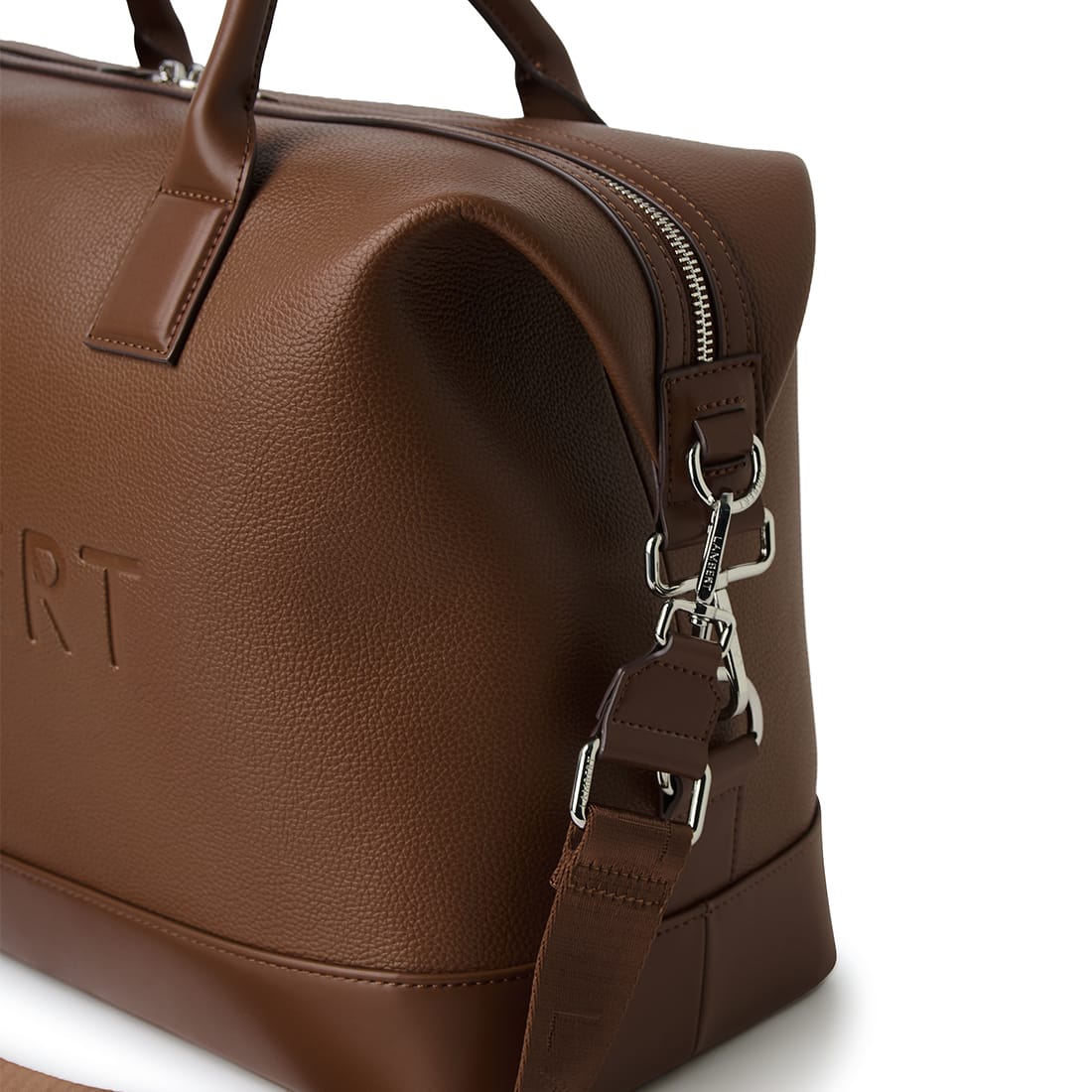 Le Mae - Petit sac de voyage en cuir vegan hazelnut