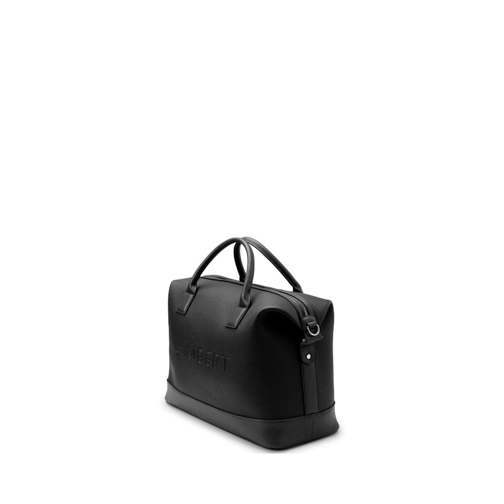 Le Mae - Petit sac de voyage en cuir vegan noir