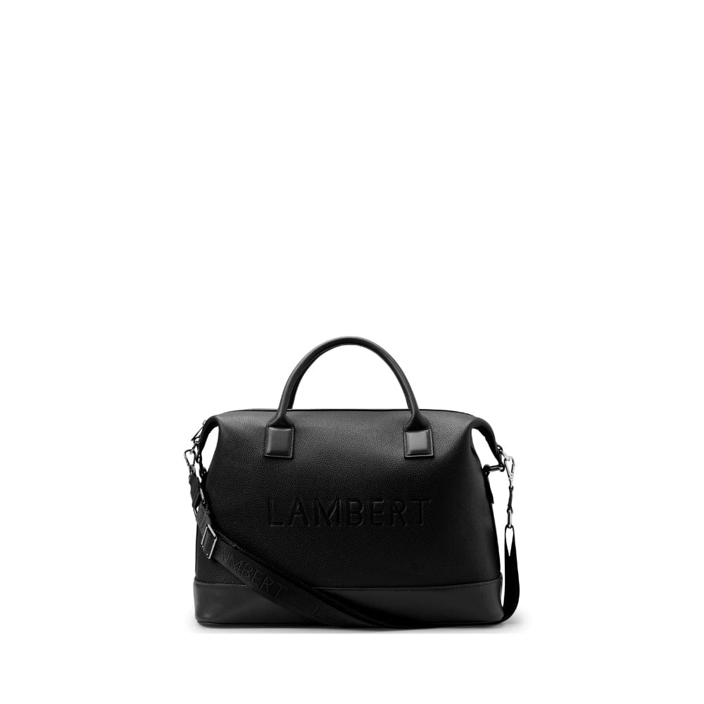 Le Mae - Sac de voyage fourre-tout en cuir vegan noir